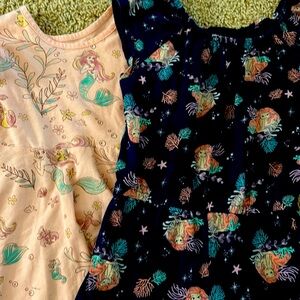 Disney Ariel dress and romper EUC bundle